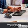 Комплект Logitech MX Keys for Business UA Graphite + Desk Mat Studio Series Mid Grey (MX920-010933)