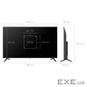 Телевізор 43", QLED, UHD, VIDAA KIVI 43U9000HB