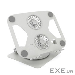 Підставка під ноутбук / планшет T672-B складана, до 15&apos,, алю (YT-L018B 15 / impro срібло)