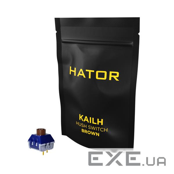 Комплект HATOR Hotswap Switch Kailh Hush Brown (HTS-106)