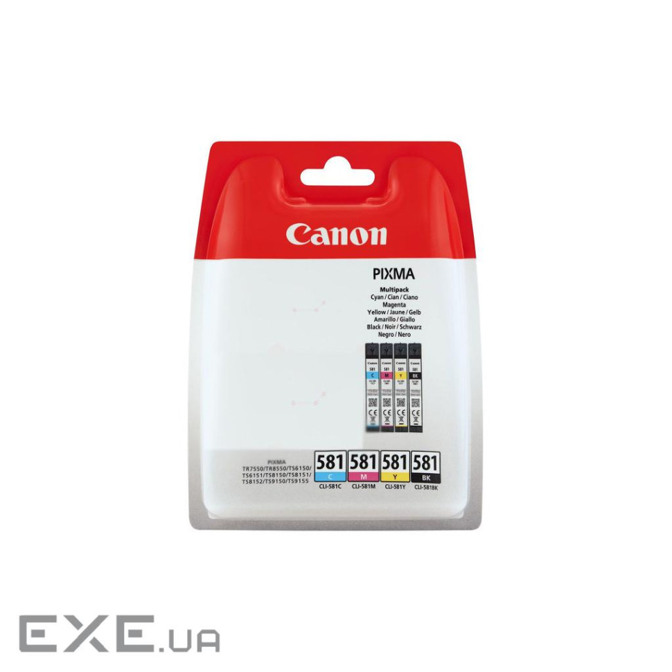Картридж Canon CLI-581 Multipack BK,C,M,Y*5.6ml Blister (2103C007)