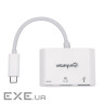 Концентратор Intracom USB3.1 Type-C to HDMI/USB 3.0/PD 60W 4-in-1 White Manhattan (152945)