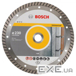 Диск алмазний Bosch Standard for Universal Turbo 230-22.23 (2.608.602.397)