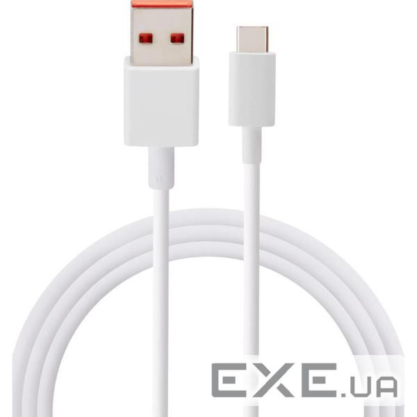 Кабель XIAOMI 6A Type-A to Type-C 1м White (BHR6032GL)