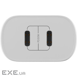 Зарядний пристрій Globex 2xUSB-C 30W FastPower white (30WCC)