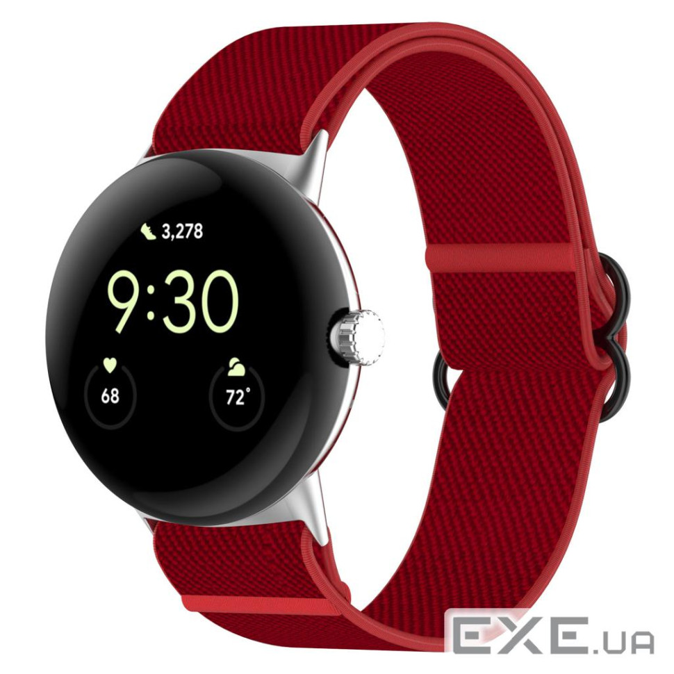 Ремінець до смарт-годинника Armorstandart Google Pixel Watch / Watch 2 / Watch 3 41 mm Red (ARM75426