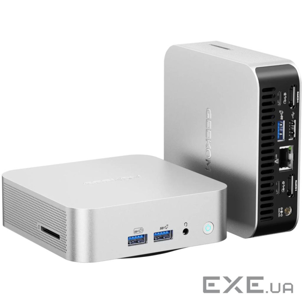 ПК GEEKOM A8 AMD Ryzen 7-8745HS RAM 32GB DDR5 5600MHz SODIMM, SSD 1TB, AMD Ra (GMA8R78745HS-321T-EU)