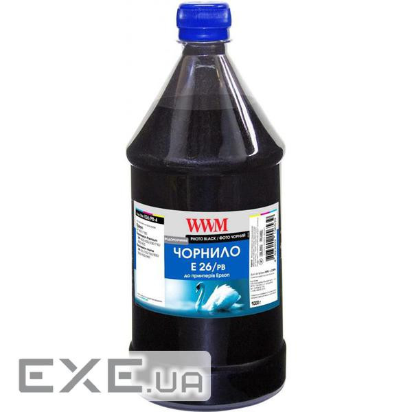 Чорнило WWM Epson XP-600/XP-605/XP-700 1000г Photo Black (E26/PB-4)