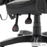 Крісло ігрове AGN 3 клас,120 кг, 100мм, RGB підсвітка, чорно-сіре (AGN09-25)