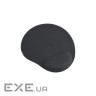 Килимок Gembird MP-GEL-BK Black гелевий з подушкою для руки