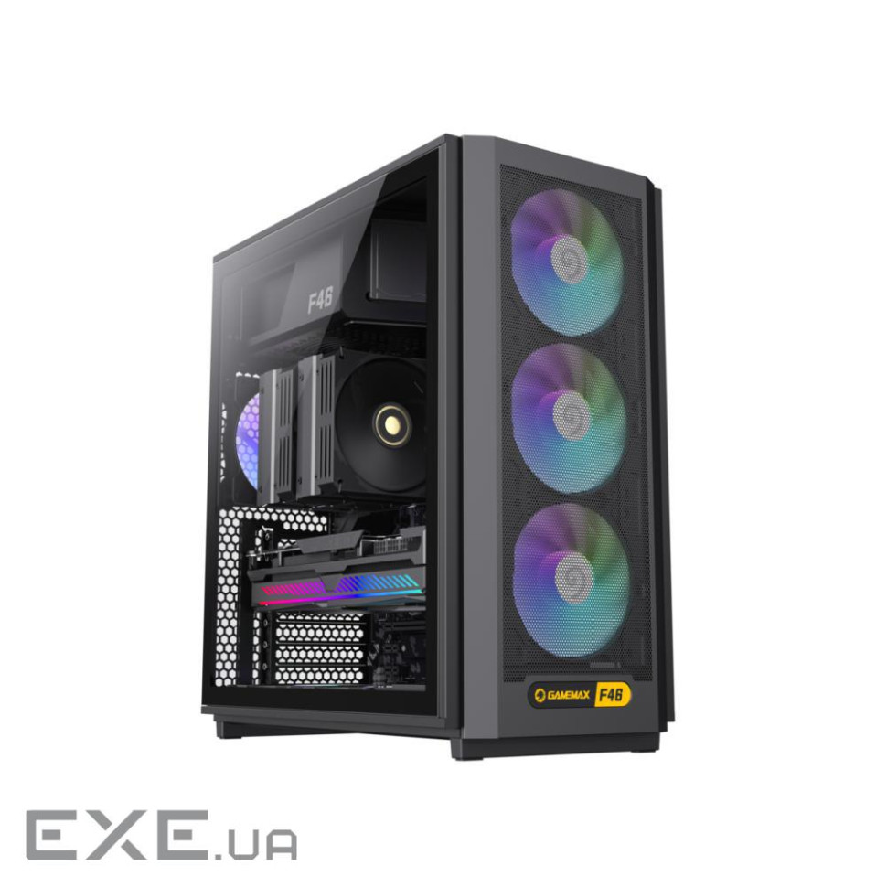 Корпус GAMEMAX F46 BK Black