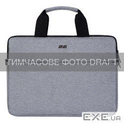 Сумка для ноутбука 2E, Slim Keeper 13.3/14, сірий (2E-CBT2384GR)