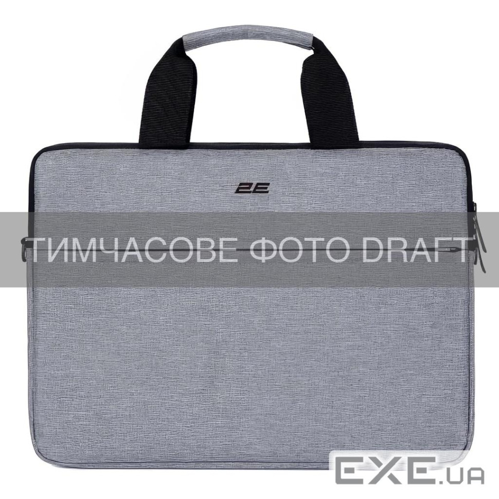 Сумка для ноутбука 2E, Slim Keeper 13.3/14, сірий (2E-CBT2384GR)