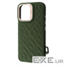 Чохол Kajsa Rhombus Collection with Magnetic Ring iPhone 16 olive (59676 olive)
