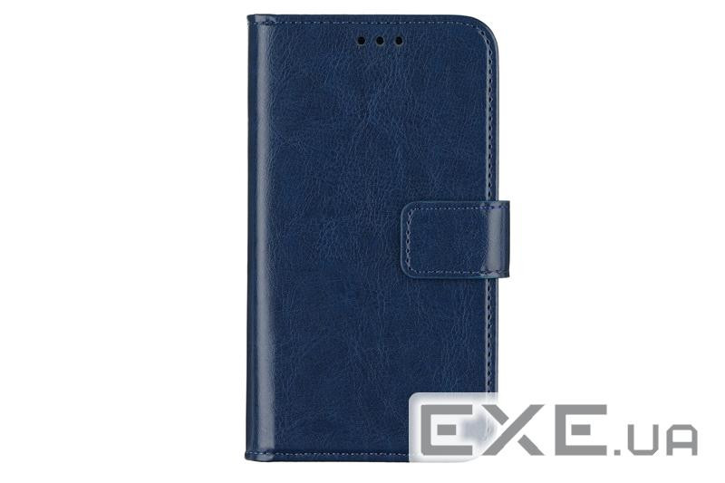 Чохол 2Е Basic для смартфонів 4.5-5`` (< 140*70*10 мм), ECO LEATHER, Navy (2E-UNI-4.5-5-HDEL-NV) ), ECO LEATHER, Navy (2