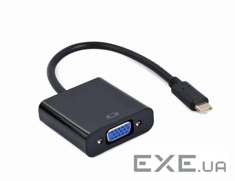 Перехідник Cablexpert USB-C to VGA/Full HD60Hz (A-CM-VGAF-01)