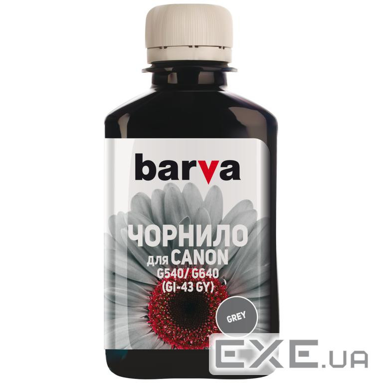 Чорнило Barva Canon GI-43 180 мл, GY (CGI43-852)