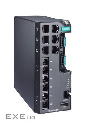 Керований комутатор Ethernet, 6 портів 10/100BaseT(X), 3 порти 100BaseFX multi (EDS-4009-3MSC-LV)