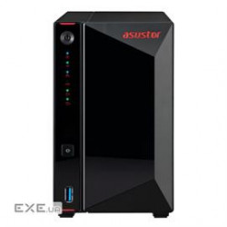 Asustor Network Attached Storage AS5202T 2Bay Intel Celeron Dual-Core 2GB DDR4 2.5GbEx2 USB Retail