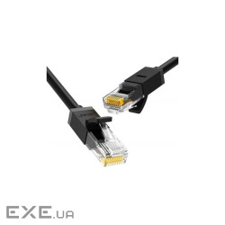Патч-корд 1.5м, U/UTP Cat 6 CCA Lan Cable NW102 Black Ugreen (60545)