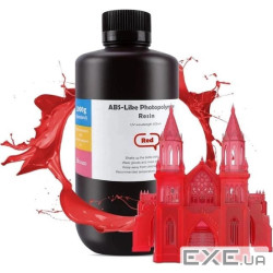 Фотополімерна смола ELEGOO Resin, ABS-like 1кг, clear red (50.103.0109)