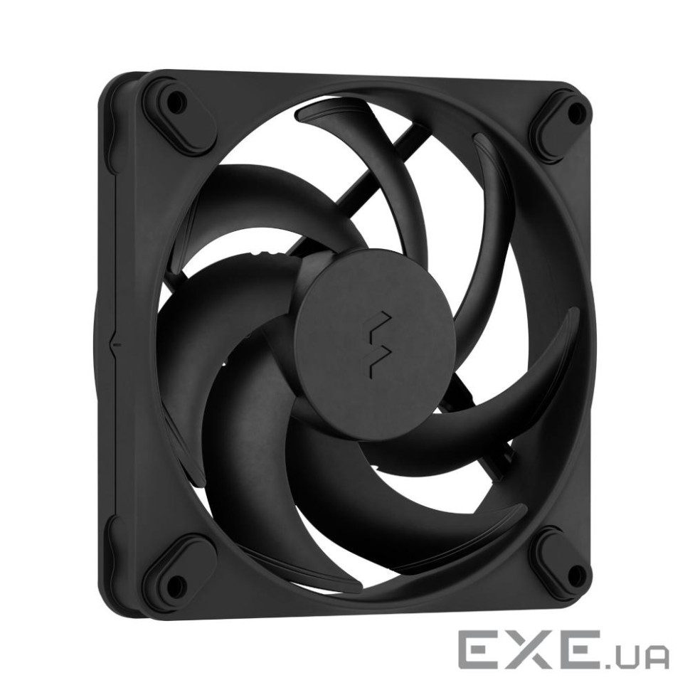 Вентилятор для корпусу 120 мм,чорний, PWM, Zero-RPM capability, Momentum 12 Black FR (FD-F-MO1-1201)