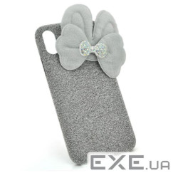 Накладка Пухнаста Бантик iPhone X (13669)