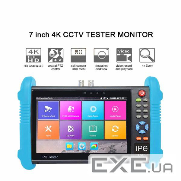 7-дюймовий тестер IP-камер і AHD, CVI, TVI, CVBS з підтримкою WIFI і Micro SD карти IPC-9800ADH Plus IPC-9800ADH Plus