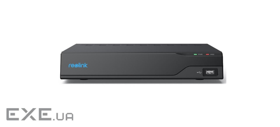 8-канальний POE відеореєстратор Reolink NVS8 (RLN8-410) без HDD (YT41926)