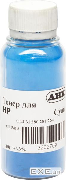 Тонер HP CLJ Pro M280/281/254, 40г Cyan AHK (3202709)