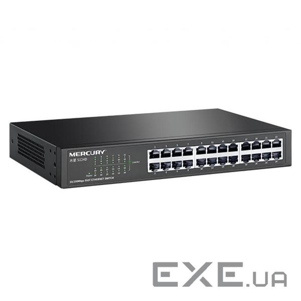 Комутатор мережевий Mercury S124D