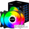 Вентилятор PCCOOLER FX 120 ARGB Black 3-Pack (FX 120 ARGB BK 3in1)
