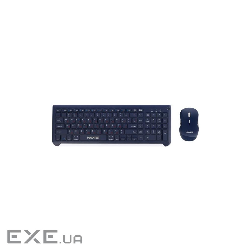 Бездротовій комплект Maxxter KMS-WCM-01BL-UA