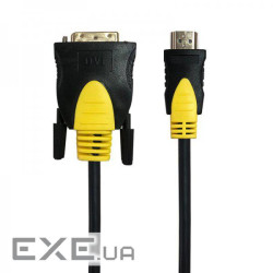 Кабель MAXXTER HDMI-DVI 1.8м Black (CCBP-HDMI-DVI-1.8)