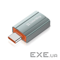Перехідник USB-A toUSB-C ColorWay (CW-AD-AC)