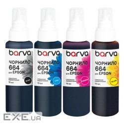 Чорнило Barva Epson 664 4x70 мл, special, BK/C/M/Y (E664-070-MP)