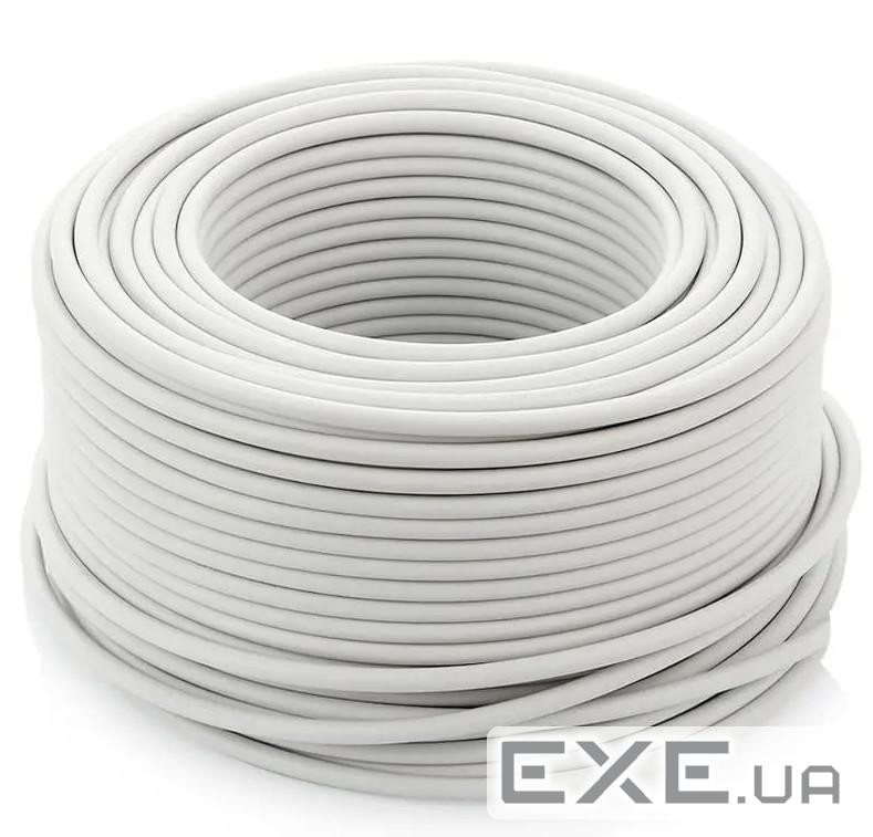 Кабель ПВС 3х1 Білий бухта 100 метрів ціна за бухту (YT21339) (YT21339)
