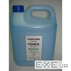 Тонер KYOCERA TK-5220/TK-5230/TK-5240, 1кг Cyan Tomoegawa (TG-KM5021C-1)