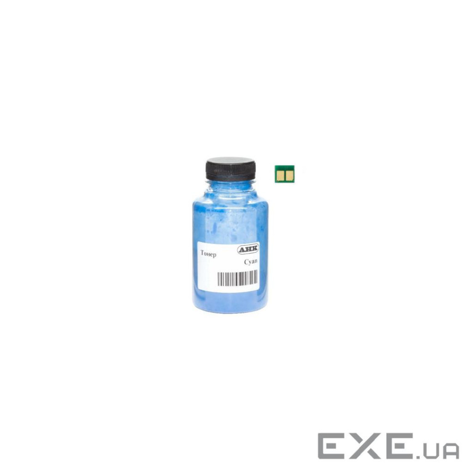 Тонер Canon LBP-850C/852i, 059 150г 7K Cyan chip АНК (50000588)