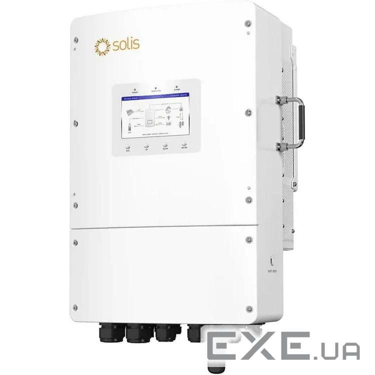 Гібридний інвертор SOLIS S6-EH3P10K02-NV-YD-L, трифазний, 10кВт (2 / 3 MPPT 200 - 850V, струм заряду