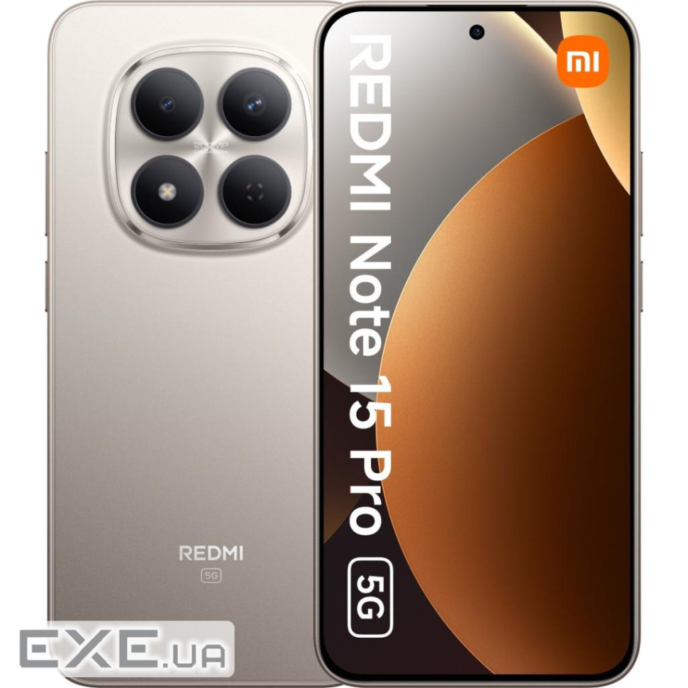 Мобільний телефон Xiaomi Redmi Note 15 Pro 5G 8/256GB Titanium Color (1183690)
