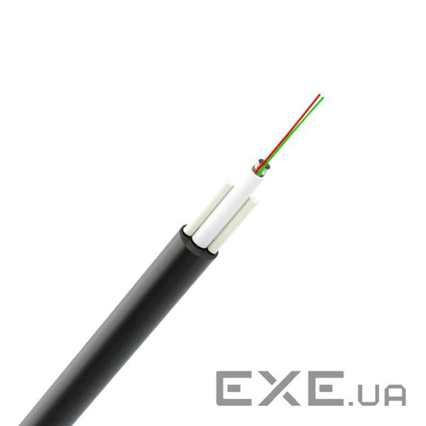 ВО кабель, діелектричний, для підвісу, монотуб, 4Е9/125, G.652D,PE, 1 кН, Од (ОКТ-Д(1,0)П-4Е1) 1)