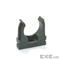 Тримач труби D32, настінний, стикуємий, сірий (INST-HTB32) (INST-HTB32)