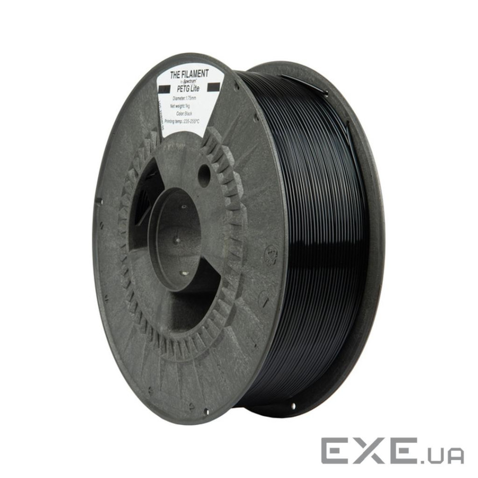 Пластик для 3D-принтера The Filament PETG Lite 1.75mm BLACK 1kg (TF-24245)