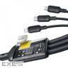 Кабель Baseus Silky One-for-Three Fast Charging Type-C to Micro USB+Lightning+Type (P10377706213-00)