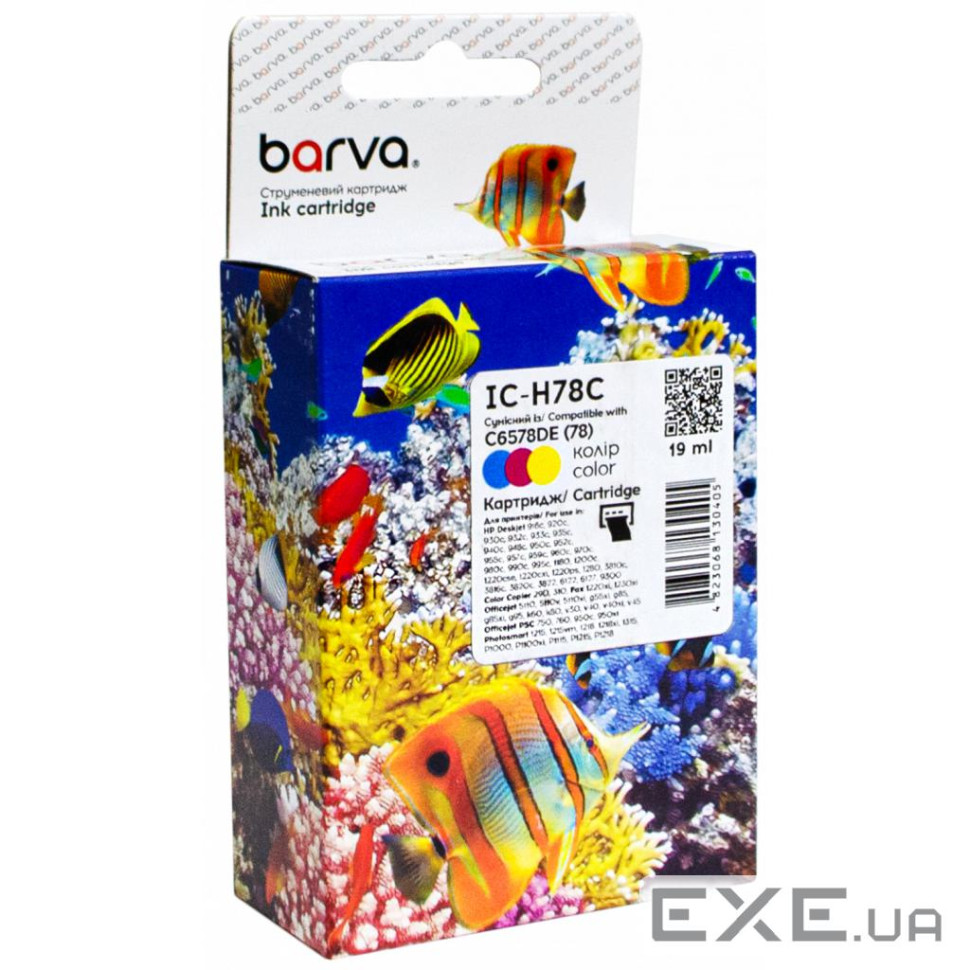 Картридж Barva HP 78 (C6578DE) 560 арк, Color (IC-H78C)