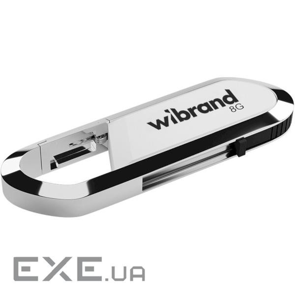 Флешка WIBRAND Aligator 8GB USB2.0 White (WI2.0/AL8U7W)