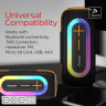 Акустична система 1.0 Energizer 20Вт Bluetooth 5.2/MicroSD/USB/AUX/FM,IPX65, 360 Sound чорн (BTS206)