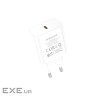 Зарядний пристрій BOROFONE BA71A USB-C PD20W white (6974443387964)