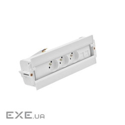 Врізн роз блок S486: 1x220В, зар прист 1хUSB-CC, 1xUSB-A, 1хHDMI, білий (48630F10B0F0100-33)